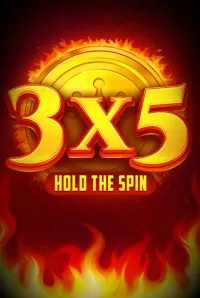 3x5 hold the spin game logo